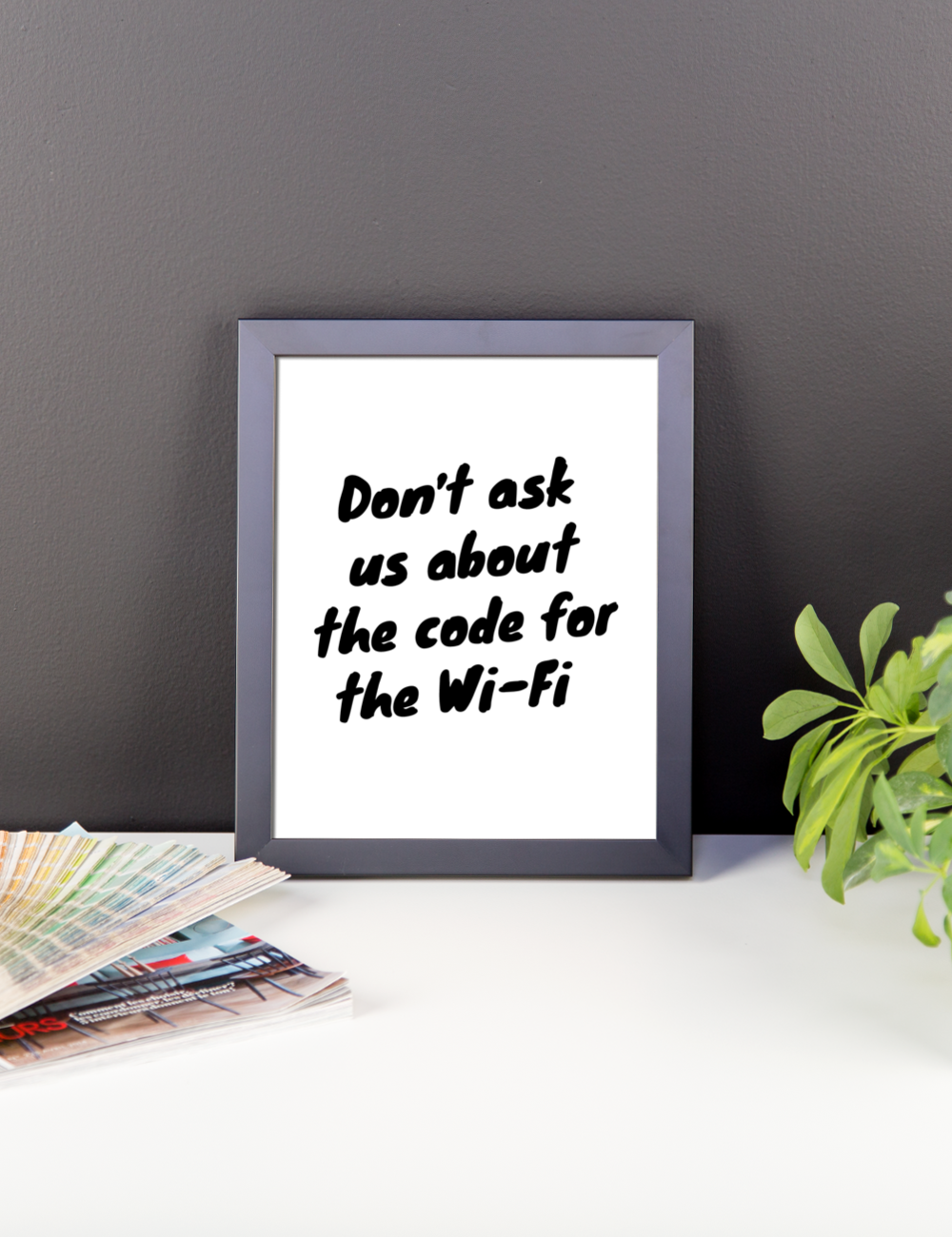 The Code For The Wi-Fi