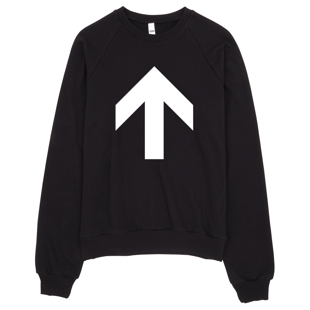 Up Arrow Sweatshirt - Black
